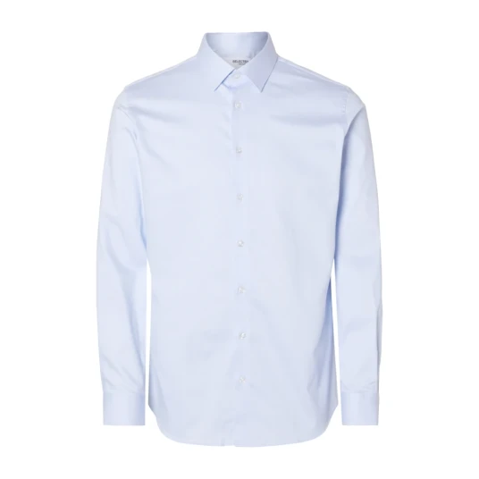 Selected HOMME - Skjorte slhSlim-Performance Shirt LS - Blå Selected HOMME - Skjorte slhSlim-Performance Shirt LS - Blå