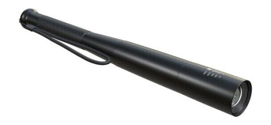 LED lommelykt i aluminium 10W 300 lm 29 cm batteridrevet