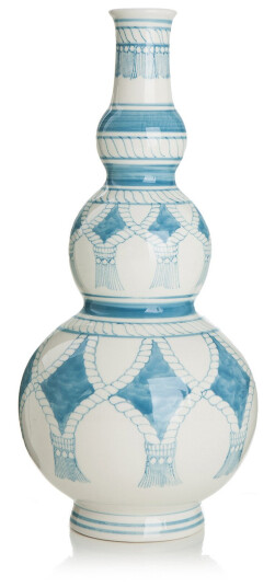 Enjoy Design Dekorvase blå/hvit H:31 Ø:14cm Enjoy Design Dekorvase blå/hvit H:31 Ø:14cm
