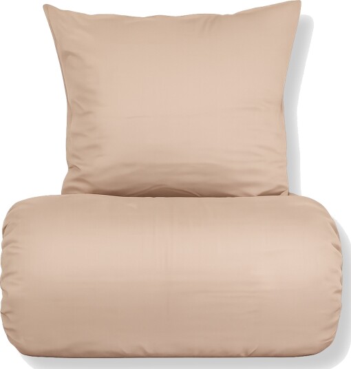 Nordstrand Home Bambus sengetøy 140x200 cm   100% bambus   Champagnefarget satengvevd