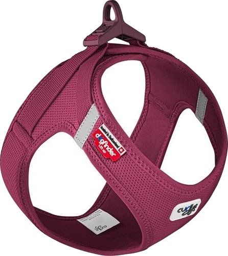 Curli Clasp Hundesele Air-Mesh 2XS Ruby