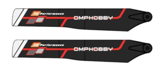 OMP OSHM1209R Main Blades 125mm Red