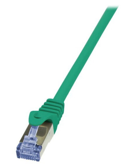 Logilink Primeline Koblingskabel Rj-45 Hann Til Rj-45 Hann 10 M Sftp Pimf Cat 6A Med Støvel Halogenfri Uten Hindringer Grønn