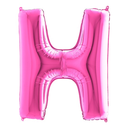 Ballongkungen AB Bokstavballong Rosa - Bokstav H