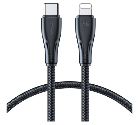 Joyroom Surpass Series USB-C til Lightning Kabel 20W 25 cm Svart Joyroom Surpass Series USB-C til Lightning Kabel 20W 25 cm Svart