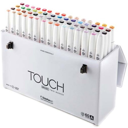 Touch Twin Brush Marker 60-set A Touch Twin Brush Marker 60-set A