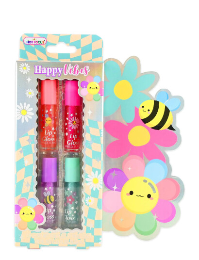 Robetoy Happy Vibes Lip Gloss - Multi/patterned - ONE SIZE Robetoy Happy Vibes Lip Gloss - Multi/patterned - ONE SIZE
