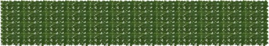 vidaXL Balkong skjerm med blader Grønn 600 x 100 cm