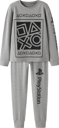 Name It Nkmolympos Ps Ls Nightset Bfu Grey 146 152 Name It Nkmolympos Ps Ls Nightset Bfu Grey 146 152
