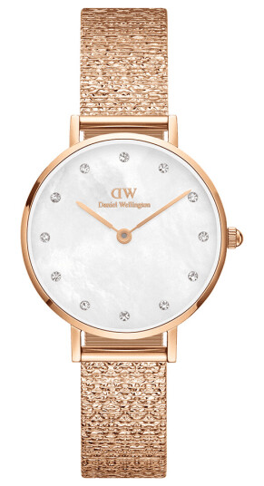 Daniel Wellington DW Klokke Petite Lumine Pressed Piano 28mm Roségull Daniel Wellington DW Klokke Petite Lumine Pressed Piano 28mm Roségull