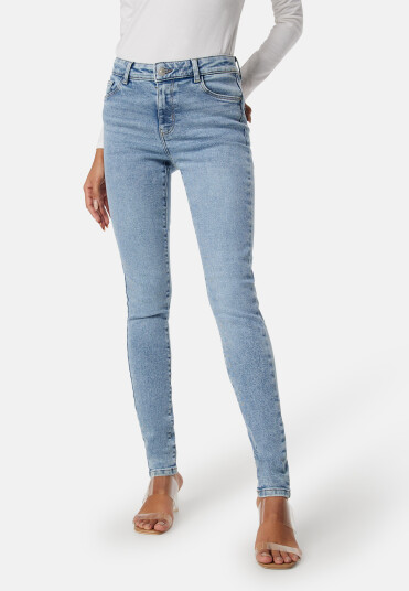 Pieces Pcdana Mid Waist Skinny Jeans Light Blue Denim XS/32 Pieces Pcdana Mid Waist Skinny Jeans Light Blue Denim XS/32