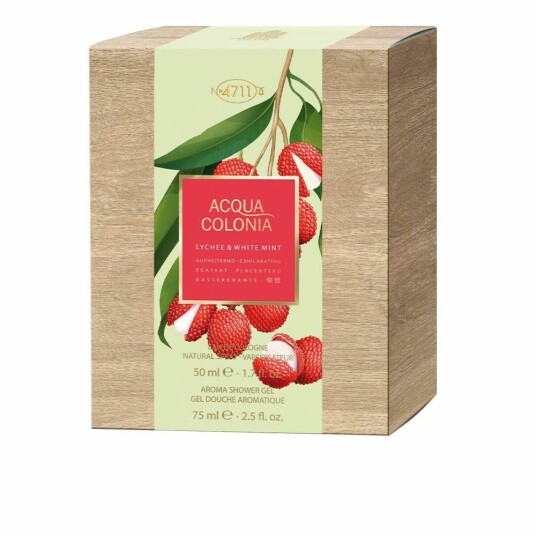 4711 Sett Unisex Parfyme 4711 Mint 2 Deler Litchi
