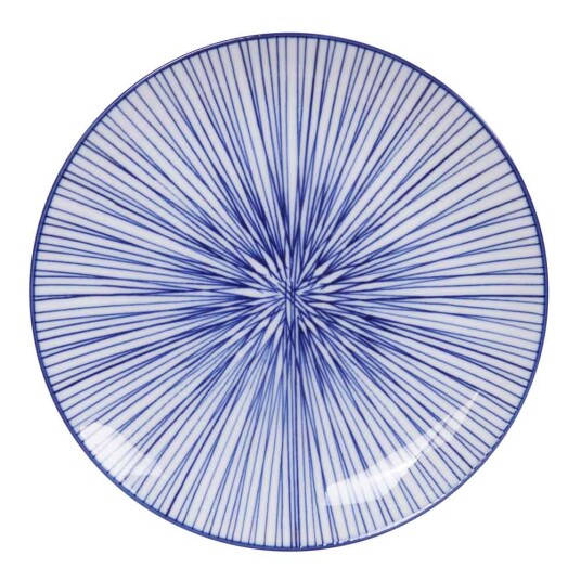 Tokyo Design Studio Nippon Blue tallerken 16 cm lines Tokyo Design Studio Nippon Blue tallerken 16 cm lines