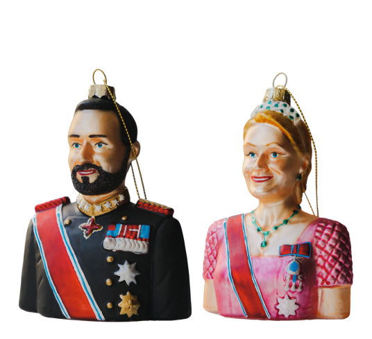 Heim Julekuler Julekule Kronprinsparet 13 cm