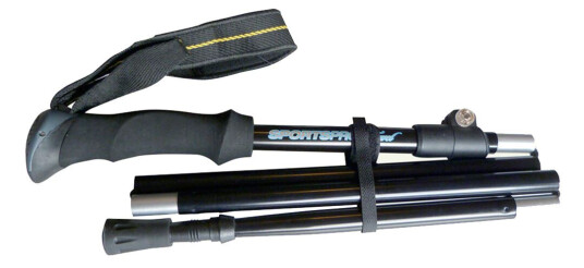BungyPump Sportspro Travel - hopfällbar gåstav