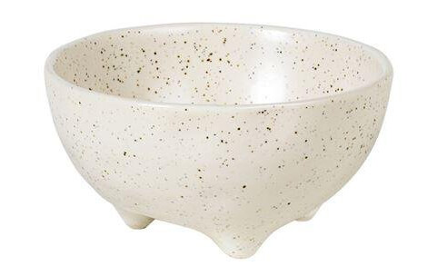 Broste Copenhagen  Nordic Vanilla skål med føtter 11 cm