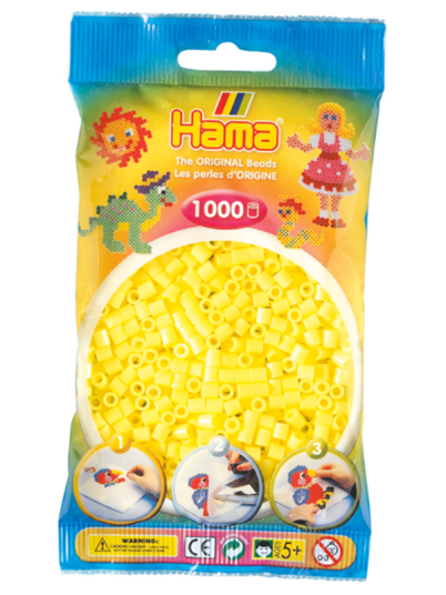 Hama Ironing beads Gul Pastel 043 1000pcs.