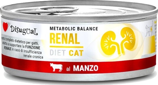 Disugual Våtfôr Metabolic Balance Renal Cat Okse 24 X 85 G