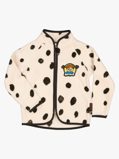 Geggamoja Fleecejakke Pippi Langstrømpe Dots 74 80