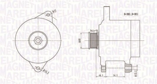 Dynamo MAGNETI MARELLI 063731718010 Dynamo MAGNETI MARELLI 063731718010