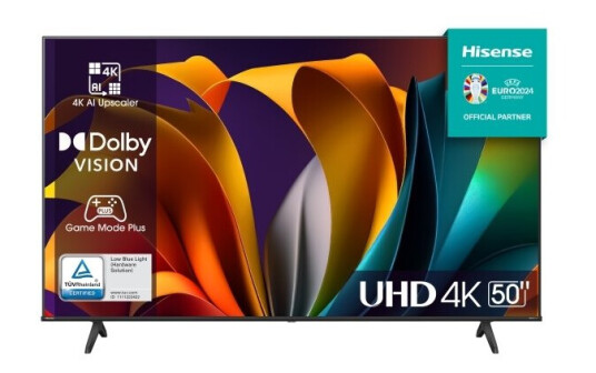 Hisense 50" 4K UHD Smart TV med Wi-Fi og HDR 50A6N Hisense 50" 4K UHD Smart TV med Wi-Fi og HDR 50A6N