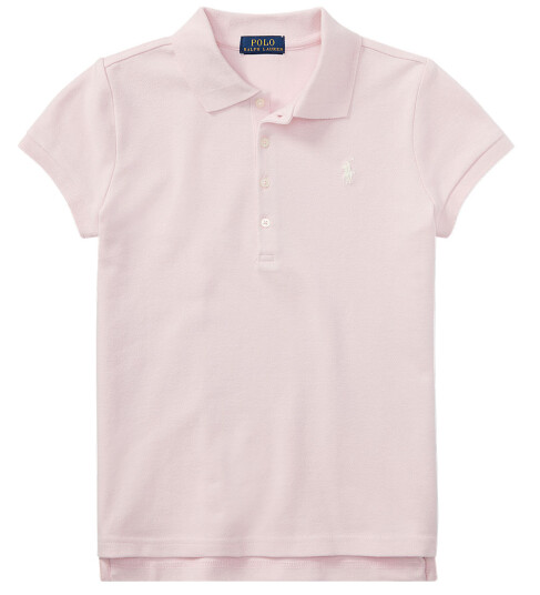 Ralph Lauren Kids Stretch Mesh Polo Shirt Pink 154-158