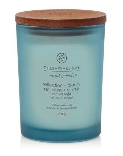 Chesapeake Bay Scented candle with wooden lid - Sea Salt Sage