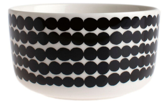 Marimekko Räsymatto skål 5 dl svart