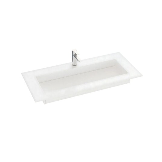Dansani Inzo Angular Silestone B60-165xh1,20xd45,50cm Blanco Zeus 100cm