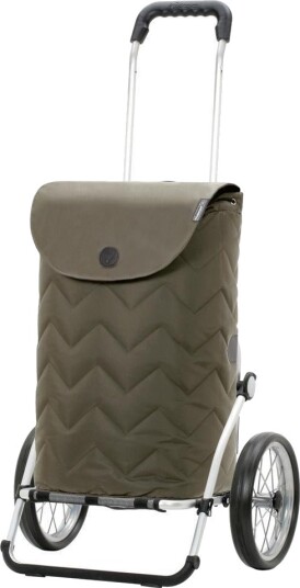 Andersen Royal Shopper HILMA 45 Liter Trillebag Oliven Andersen Royal Shopper HILMA 45 Liter Trillebag Oliven