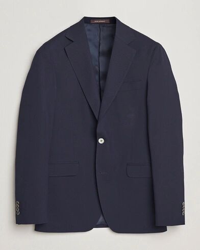 Oscar Jacobson Ego Wool Blazer Blue