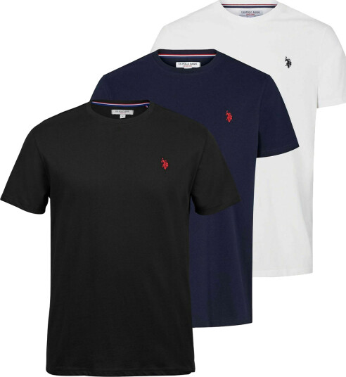 U.S. Polo Assn. Bertil Reg 3 Pack Tee Flerfarget L