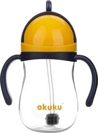 Akuku Non spill kopp   blå/gul   1 stk.