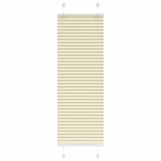 plisségardin krem 45x150 cm Stoff Bredde 44,4 Polyester