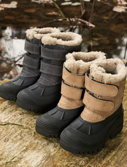En Fant Boots Lightweight Velcro   Black   34