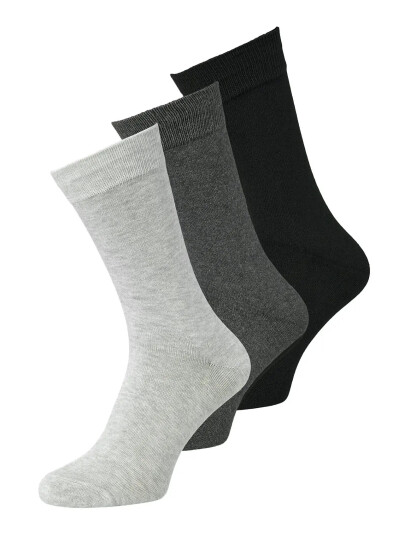 Jack & Jones Jacbasic Bamboo Sock 3 Pack Noos - Black - ONE SIZE