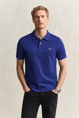Gant Classic Regular Polo Shirt Blue L