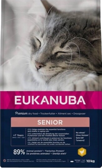 Eukanuba Kattemat Seniorfôr 7+ med Kylling 10 kg Eukanuba Kattemat Seniorfôr 7+ med Kylling 10 kg