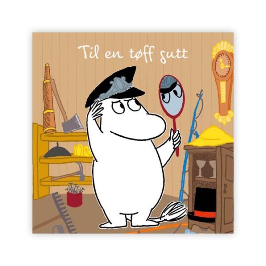 Mummi - Mummi kort dobbelt Til en tøff gutt brun