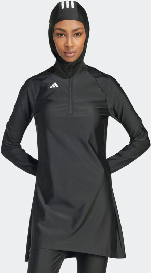 adidas Sportswear 3S Ls Swim Top - Black - 34 adidas Sportswear 3S Ls Swim Top - Black - 34