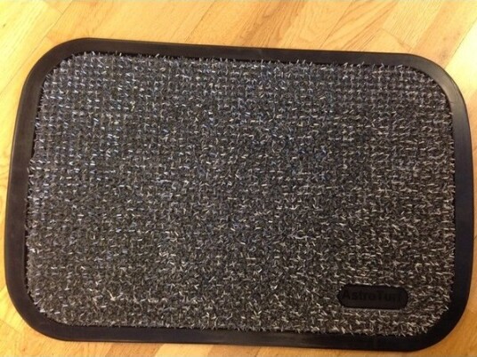 Astro Turf Dørmatte quadro metallic