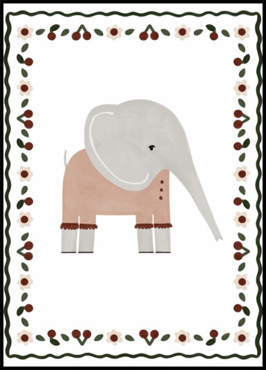 Elephant Elegance Plakat / 100x150