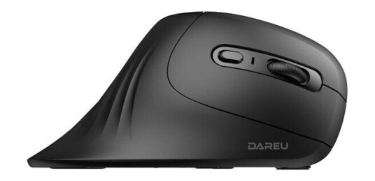 Dareu Magic Hand mouse Right-hand RF Wireless + Bluetooth Optical 1600 DPI - Vertical mouse - 6 - Svart