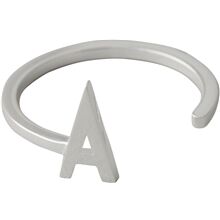 Design Letters Ring Silver A-Z A