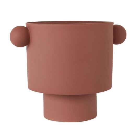 OYOY Inka Kana krukke stor Ø20 cm Sienna