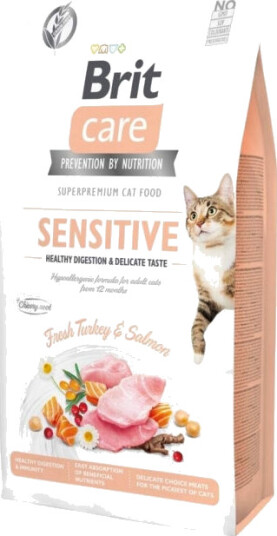 Brit Care Katt Kattemat Kornfri med Sunn Fordøyelse 2 kg Brit Care Katt Kattemat Kornfri med Sunn Fordøyelse 2 kg