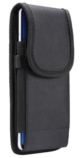 INCOVER Universal Oxford Cloth Belteveske Til Mobil - Sort - (Maks. Mobil: 165 x 80 x 15 mm)