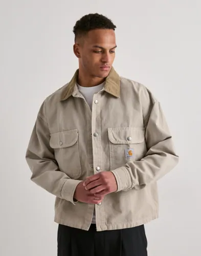Carhartt WIP Prescott Shirt Jac Overshirts Beige