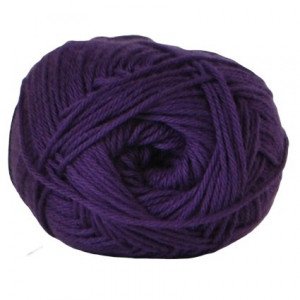 Hjertegarn Cotton nr. 8 Garn 3714 Mørk Lilla