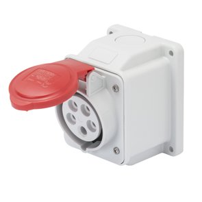Gewiss STIKK 10°, PÅVEGG, 32A 3P+N+J, 400V, 6H, IP44 - GW62420